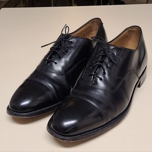 Johnston and Murphy Melton leather cap toe oxford dress shoes size 11